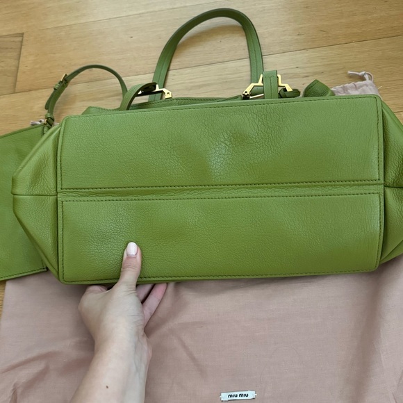 Miu Miu Leather Tote - Picture 3 of 8